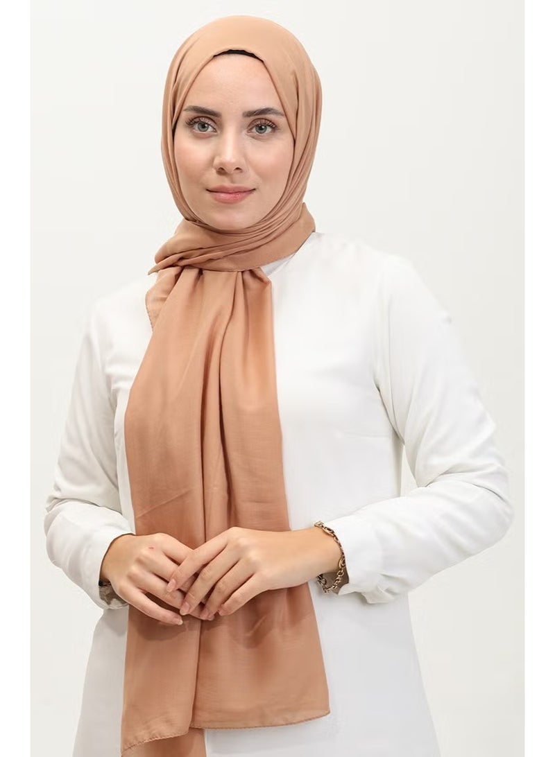 Sefa Merve Madame Mary Soft Shawl 19084-17 Dark Beige - Image 1